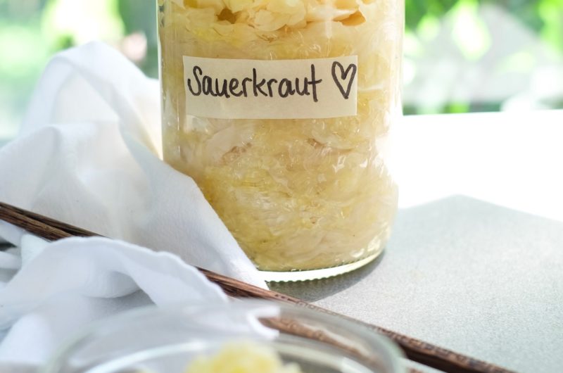 Sauerkraut (lacto-fermented vegetable)